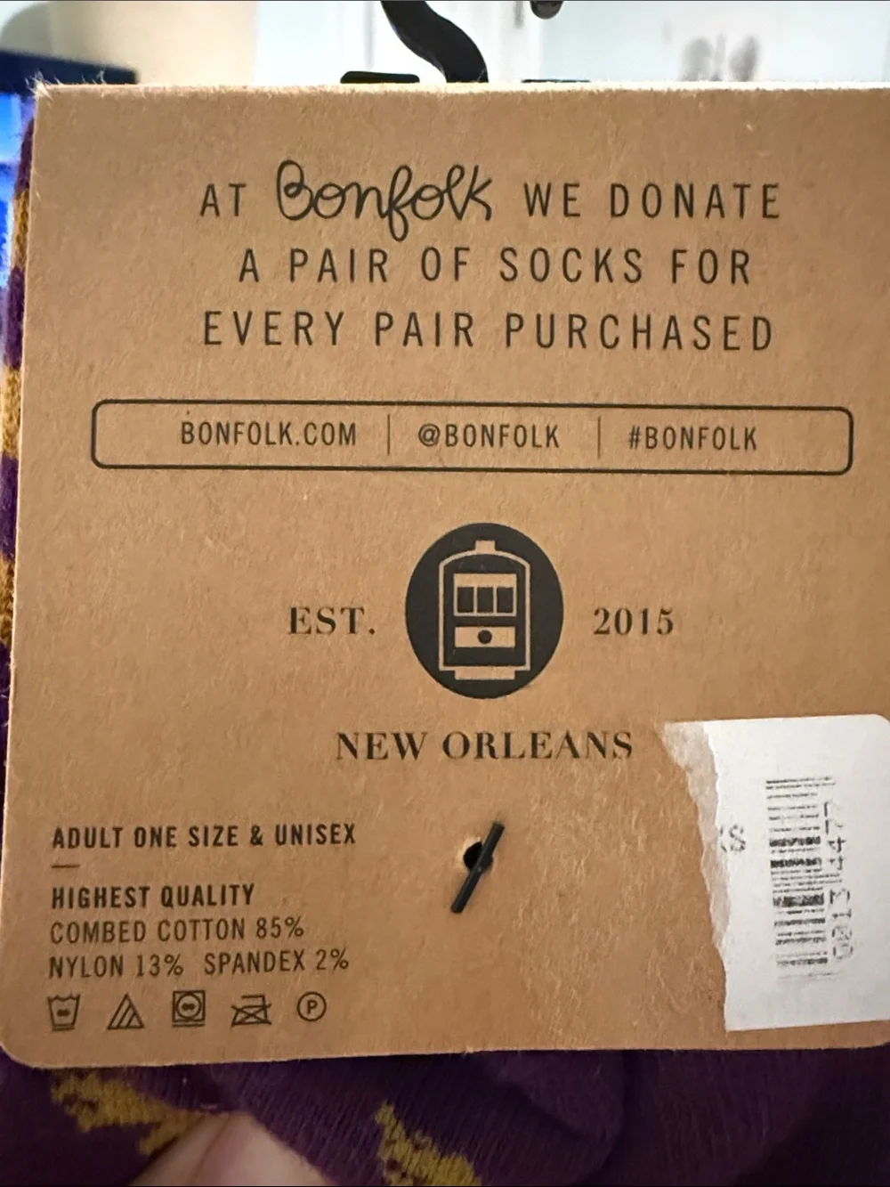 Bonfolk our socks